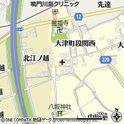 徳島県鳴門市大津町段関西9周辺の地図