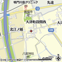 徳島県鳴門市大津町段関西46周辺の地図