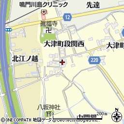 徳島県鳴門市大津町段関西15周辺の地図