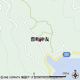 広島県呉市豊町沖友周辺の地図