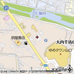 山口日産自動車株式会社　とく選文庫周辺の地図