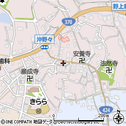 和歌山県海南市沖野々255周辺の地図