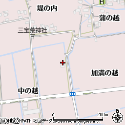 徳島県鳴門市大津町木津野日加志の越6周辺の地図