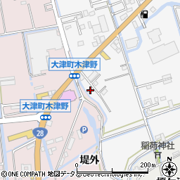 徳島県鳴門市大津町吉永280-7周辺の地図