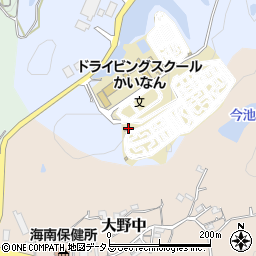 和歌山県海南市且来1382周辺の地図