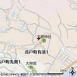 広島県呉市音戸町有清周辺の地図