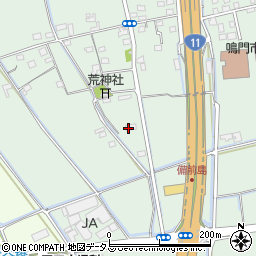 徳島県鳴門市大津町備前島172周辺の地図
