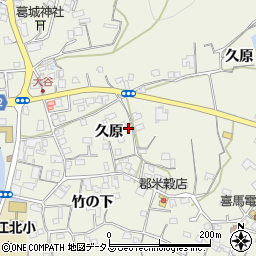 徳島県鳴門市大麻町大谷久原92周辺の地図