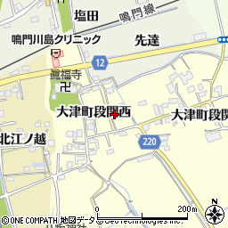 徳島県鳴門市大津町段関西31周辺の地図
