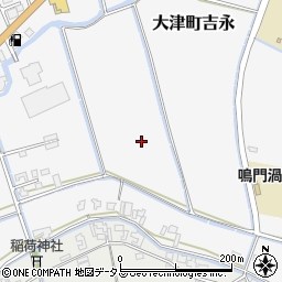 徳島県鳴門市大津町吉永周辺の地図