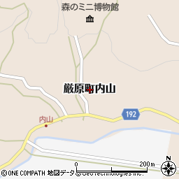 長崎県対馬市厳原町内山周辺の地図