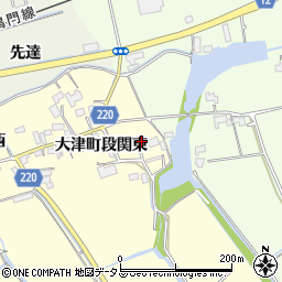 徳島県鳴門市大津町段関東33周辺の地図