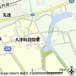 徳島県鳴門市大津町段関東33-1周辺の地図