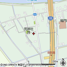 徳島県鳴門市大津町備前島166周辺の地図