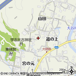 徳島県鳴門市大麻町大谷山田46周辺の地図