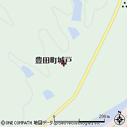 山口県下関市豊田町大字城戸周辺の地図