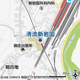 清流新岩国駅周辺の地図