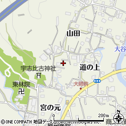 徳島県鳴門市大麻町大谷山田45周辺の地図