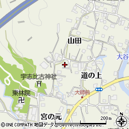 徳島県鳴門市大麻町大谷山田43周辺の地図