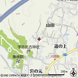 徳島県鳴門市大麻町大谷山田42周辺の地図