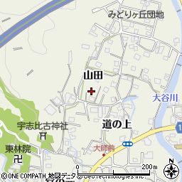 徳島県鳴門市大麻町大谷山田25周辺の地図