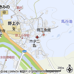 野上小学校前周辺の地図