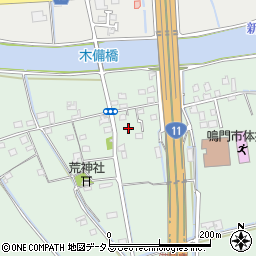 徳島県鳴門市大津町備前島191周辺の地図