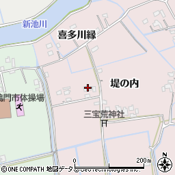 徳島県鳴門市大津町木津野西玉渕5周辺の地図