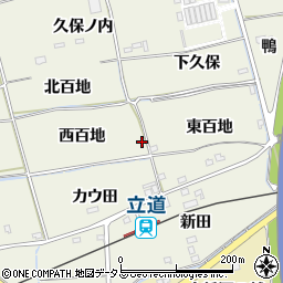 徳島県鳴門市大麻町姫田西百地周辺の地図