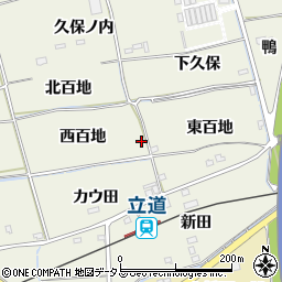 徳島県鳴門市大麻町姫田（西百地）周辺の地図