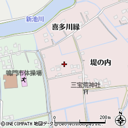 徳島県鳴門市大津町木津野西玉渕6周辺の地図