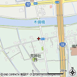 徳島県鳴門市大津町備前島22周辺の地図