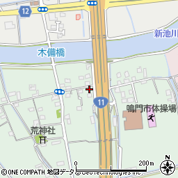 徳島県鳴門市大津町備前島201周辺の地図