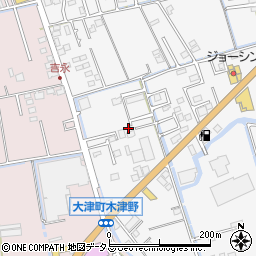 徳島県鳴門市大津町吉永268周辺の地図