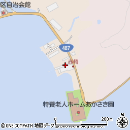 川平カキ養殖場周辺の地図