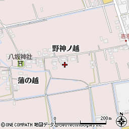 徳島県鳴門市大津町木津野野神ノ越43-3周辺の地図