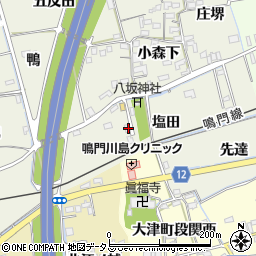 徳島県鳴門市大麻町姫田塩田13-10周辺の地図