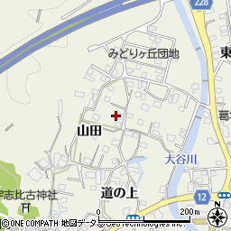 徳島県鳴門市大麻町大谷山田11周辺の地図