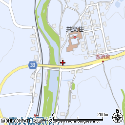 山口県美祢市大嶺町西分祖父ケ瀬上周辺の地図