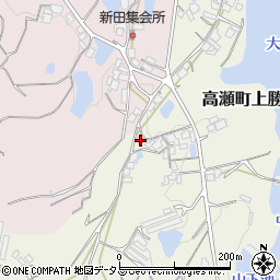 香川県三豊市高瀬町上勝間387周辺の地図