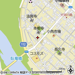 有限会社梅津商店周辺の地図