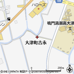 徳島県鳴門市大津町吉永508周辺の地図