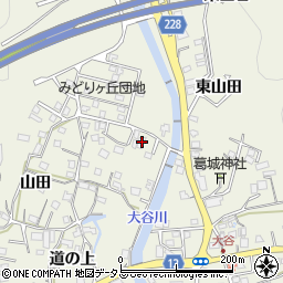 徳島県鳴門市大麻町大谷椢原3-1周辺の地図