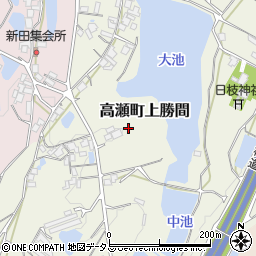 香川県三豊市高瀬町上勝間341-5周辺の地図