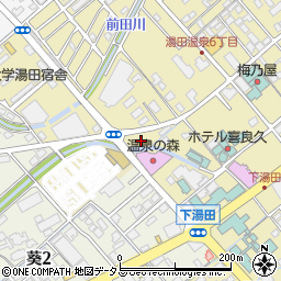 セブンイレブン山口湯田温泉４丁目店周辺の地図