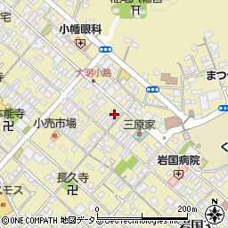 西中国信用金庫玖珂支店周辺の地図