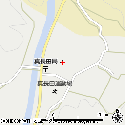 美祢市役所　真長田出張所・真長田公民館周辺の地図