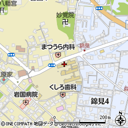 岩国市立　岩国小学校岩国放課後児童教室周辺の地図