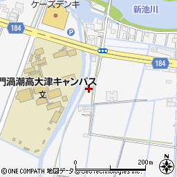 徳島県鳴門市大津町吉永618周辺の地図