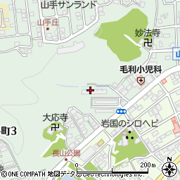 帝人山の内住宅周辺の地図